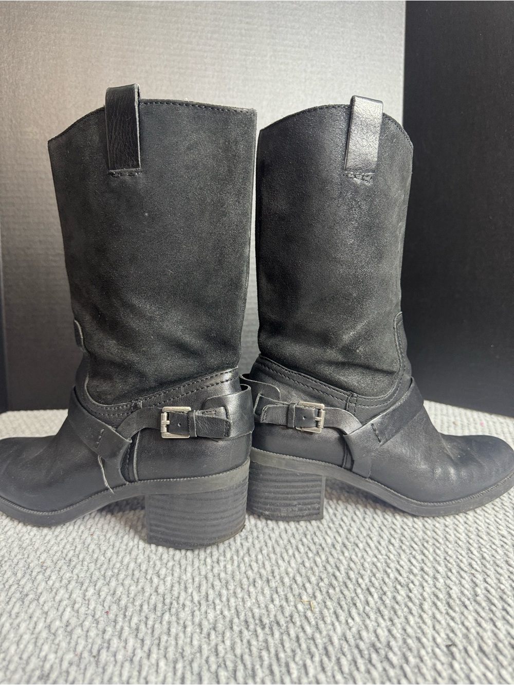 Ralph Lauren Casey Boot Black Sz 8.5 Women’s